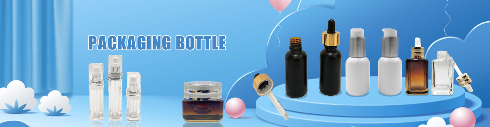 Bouteille de empaquetage cosmétique