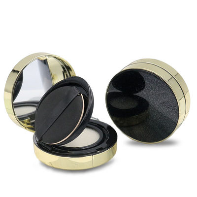 Un coussin de maquillage rond de 15 g, robuste, avec miroir.