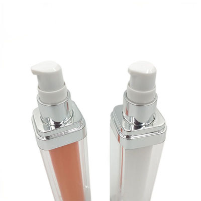 Pompes à base d'acrylique PMMA Bouteille de maquillage vide 33*30*158mm