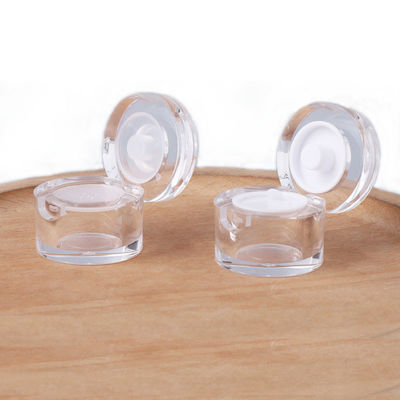 Des pots de cosmétiques PMMA transparents et robustes de 36 × 30 mm