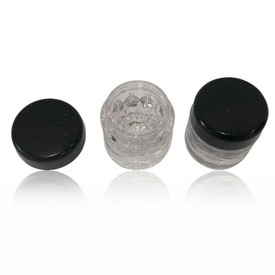 Mini Glitter Cosmetic Packaging Jar pour les voyages ou les échantillons