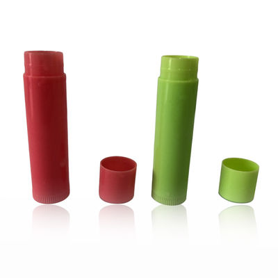 5 grammes Tubes de baume à lèvres colorés Tubes en plastique à rouge à lèvres Approbation SGS