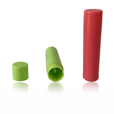 5 grammes Tubes de baume à lèvres colorés Tubes en plastique à rouge à lèvres Approbation SGS