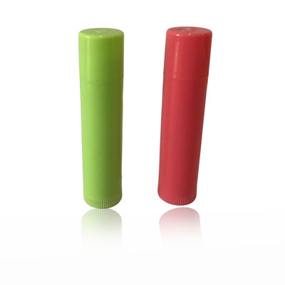 5 grammes Tubes de baume à lèvres colorés Tubes en plastique à rouge à lèvres Approbation SGS
