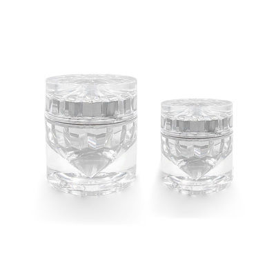 Jars cosmétiques de luxe de 55*56 mm Jars cosmétiques de 30 g avec couvercles personnalisés