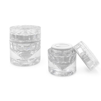 Jars cosmétiques de luxe de 55*56 mm Jars cosmétiques de 30 g avec couvercles personnalisés
