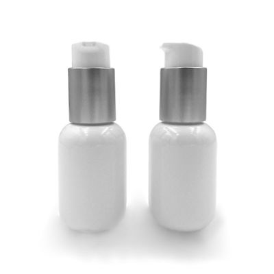 Bouteille cosmétique blanche de 45 ml PET/PP Bouteilles de sérum cosmétique