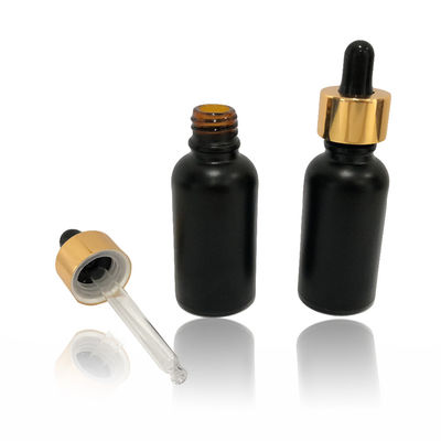 33*102mm Bouteille d'emballage cosmétique Bouteille gouttelette pour yeux en verre Remplaçable
