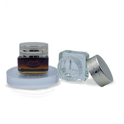 44.5*43mm Bouteille d'emballage cosmétique en verre Logo sur mesure OEM ODM