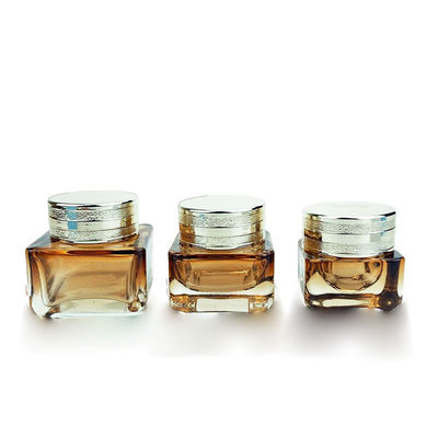 44.5*43mm Bouteille d'emballage cosmétique en verre Logo sur mesure OEM ODM