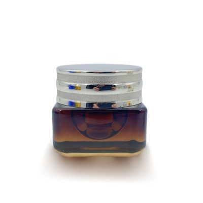 44.5*43mm Bouteille d'emballage cosmétique en verre Logo sur mesure OEM ODM