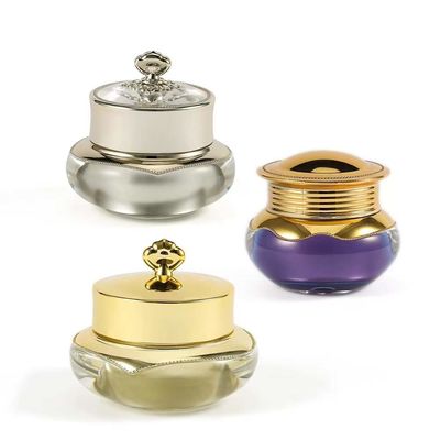 Couvercle personnalisé PMMA Petit bocal d'emballage cosmétique 30 ml-500 ml