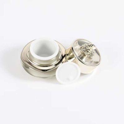 45×44 mm Boîtier vide de crème pour le visage Boîtes cosmétiques en plastique avec couvercles personnalisés