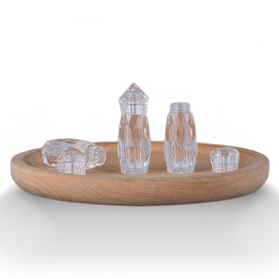 Matériau ABS Emballage cosmétique transparent Jar 5g Pour les produits de soins de la peau