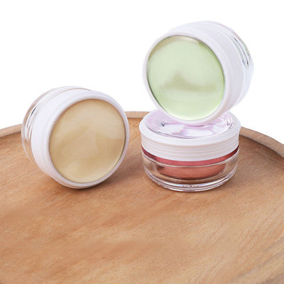 Des pots de crème cosmétique PMMA vides avec bouchon à vis écologiques
