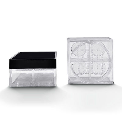 Casse de poudre vide et lâche personnalisée de 45 x 26 mm carré avec 4 grilles