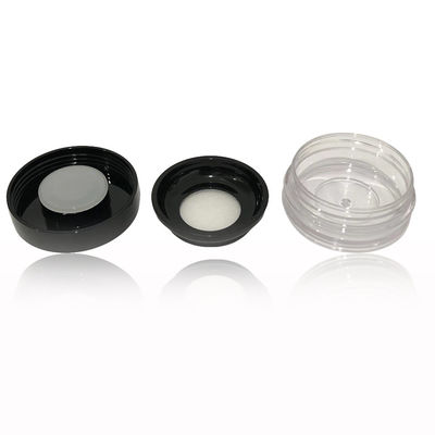 8g de plastique clair, poudre vide et lâche, 32.8*68.4mm