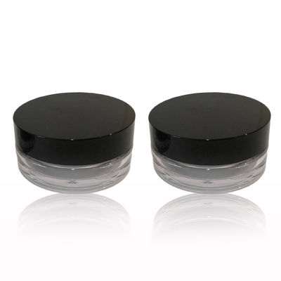 8g de plastique clair, poudre vide et lâche, 32.8*68.4mm