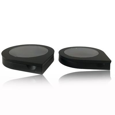39mm/27mm Pan rond vide boîtier compact en poudre avec miroir léger