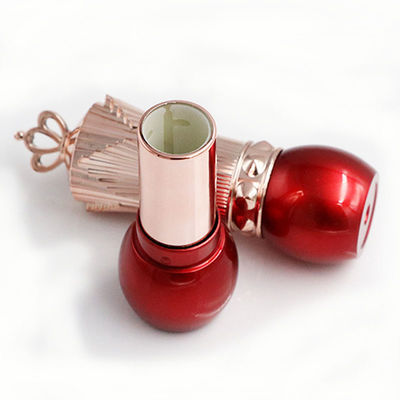 Réservoirs de rouge à lèvres personnalisés ABS Crown Forme irrégulière Couleur rouge