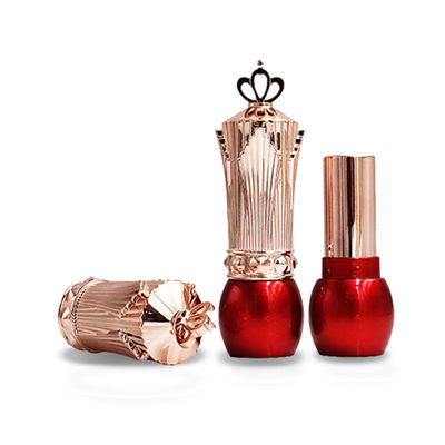 Réservoirs de rouge à lèvres personnalisés ABS Crown Forme irrégulière Couleur rouge