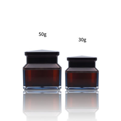 Ensemble de stockage de produits cosmétiques pour soins personnels Cap acrylique Logo personnalisé Organiseur d'emballage imprimé à écran