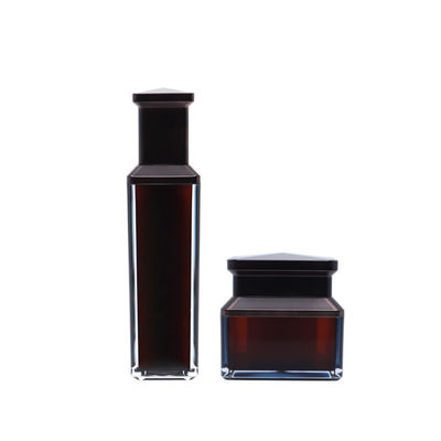 Ensemble de stockage de produits cosmétiques pour soins personnels Cap acrylique Logo personnalisé Organiseur d'emballage imprimé à écran
