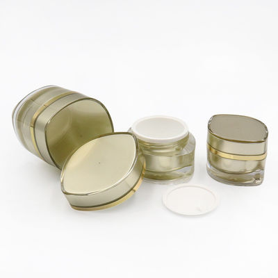 Ensemble d'emballages cosmétiques estampillés à chaud avec pompe à capuche Pc308 couverture transparente glacée Cap acrylique