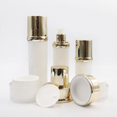 Ensemble d'emballages cosmétiques personnalisés pour pompes et capuchons avec capuchon acrylique