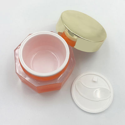 Une crème de soin de la peau transparente acrylique à l'épreuve des fuites
