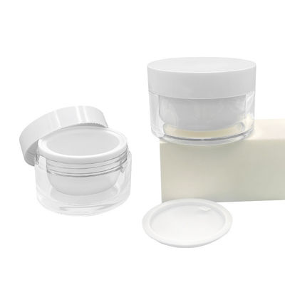 Bouteille acrylique diamantée personnalisable 50g avec logo OEM/ODM de conception simple disponible