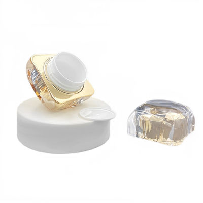 50g Bouteille de crème cosmétique anti-fuite Diamant Acrylique Petite Bouteille Logo personnalisé disponible