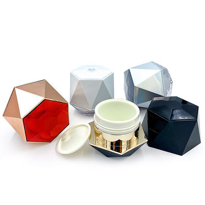 Crème cosmétique transparente étanche aux fuites avec logo personnalisé 5g/10g PP/ABS/acrylique