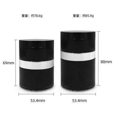 Bouteilles de cosmétiques transparentes 5g/10g Préparation de crème pour soins de la peau