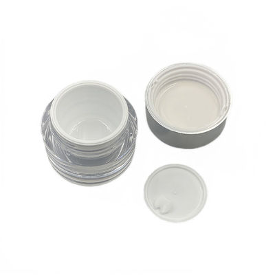 Crème de soins de la peau à l'épreuve des fuites Diamant Acrylique Cosmétique Jar Petit contenant 30g/50g
