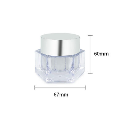 Crème pour soins de la peau résistante aux fuites Bouteille de conception simple 30g/50g Emballage cosmétique avec échantillon