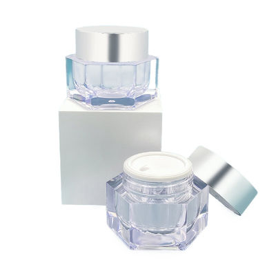 Crème pour soins de la peau résistante aux fuites Bouteille de conception simple 30g/50g Emballage cosmétique avec échantillon