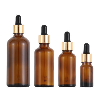 100 ml de fondation en verre transparent bouteille ronde avec bouchon goutte-à-goutte Emballage cosmétique avec échantillon gratuit