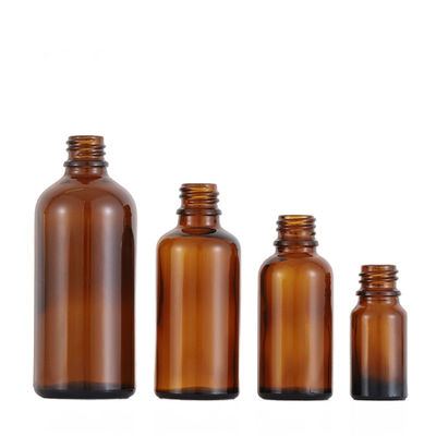 100 ml de fondation en verre transparent bouteille ronde avec bouchon goutte-à-goutte Emballage cosmétique avec échantillon gratuit