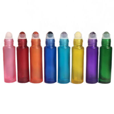 Bouteille d'emballage cosmétique ronde transparente de 5 ml et 10 ml pour crème pour soins de la peau