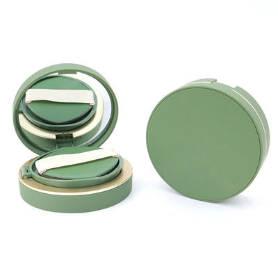 Casse de fondation de coussin vide à fermeture transparente pour produits de soins de la peau en poudre compacte de 15 g