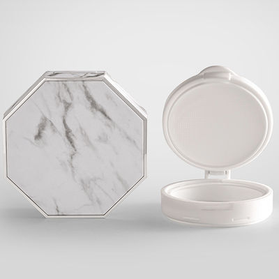 Casque de fondation de coussin compact transparent réutilisable pour poudre compacte