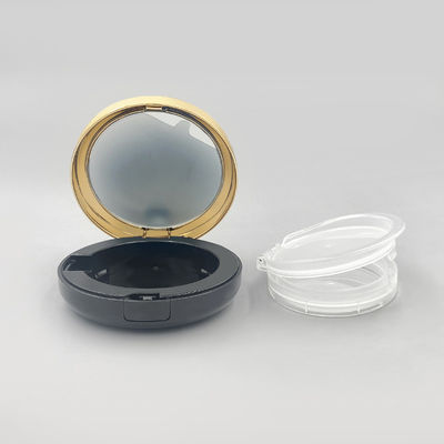 Casque de fondation de coussin rechargeable en plastique rond avec fermeture rapide pour les cosmétiques / soins de la peau