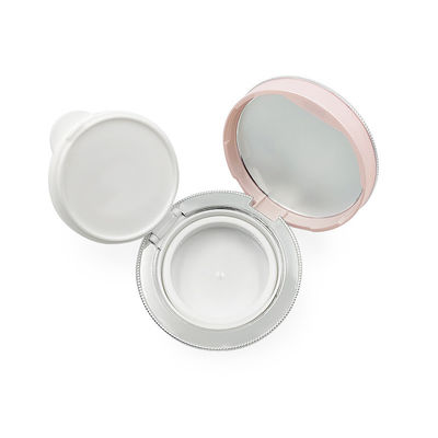 Boîtier d'emballage cosmétique rond pour le voyage avec une couverture légère à moyenne