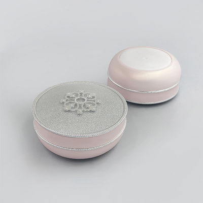 Boîtier d'emballage cosmétique rond pour le voyage avec une couverture légère à moyenne