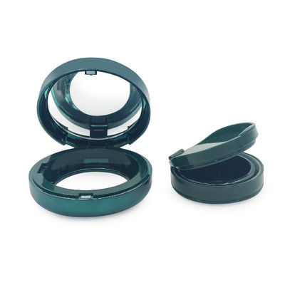 15 g boîtier en poudre compact en plastique transparent rechargeable pour les besoins cosmétiques adaptés aux voyages