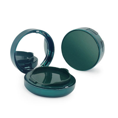 15 g boîtier en poudre compact en plastique transparent rechargeable pour les besoins cosmétiques adaptés aux voyages