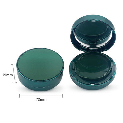 15 g boîtier en poudre compact en plastique transparent rechargeable pour les besoins cosmétiques adaptés aux voyages