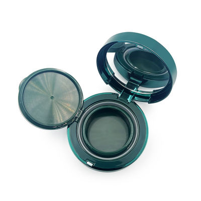15 g boîtier en poudre compact en plastique transparent rechargeable pour les besoins cosmétiques adaptés aux voyages