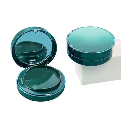 15 g boîtier en poudre compact en plastique transparent rechargeable pour les besoins cosmétiques adaptés aux voyages